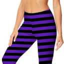 Deerose Halloween Women Costume Leggings Thanksgiving High Waist Tight Pants (Orange, S)