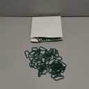 96 Pcs Christmas Ornament Hooks Forest Green Ornament Hangers Plastic Hanging Christmas Tree Hooks Easy Locking Hangers for Halloween Xmas Holiday Party Hanging Decor