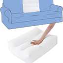 HOMBYS Removable Sofa Waist Cushion Couch Back Cushions Replacement Stuffing Fill Back Pillow 1 Pack, Lumbar Support Pillow for Sofa, Couch, 26 x 19 (White)