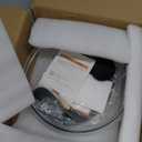 2 in 1, Glass Microwave Splatter Cover for Food & Microwave Place Mat, Plate Splatter Guard Lid with Easy Grip Silicone Handle Knob, Borosilicate Glass with Vent Hole, Food Grade, No Plastic, 10in