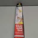 Duck Brand MAX Strength Clear 36" Trimmable Slide-On Triple Draft Seal Blocks Drafts Under Doors Keeps Out Dust, Insects & Pollen