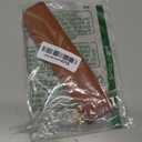 Leather pencil case, Thin soft pen bag, Small pencil case for adults, Senior leather Minimal pencil pouch with zipper. (Brown)