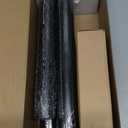 Stair Railing Indoor 5 Feet Hand Rails for Indoor/Outdoor Steps 1.5" Round Porch Railing Wall Mount Aluminum Hand Rails for Indoor Stairs Industrial Staircase Handrails (Black)