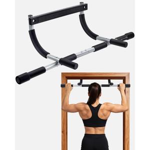 Abahub Home Pull Up Bar - Doorway Mount for Apartments | 265lb Heavy-Duty Strength Trainer | Multi-Grip Space Saver