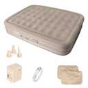 sxvbdway Air Mattress with Detachable Built-in Pump, Double Person Air Bed with 2 Pillows, Inflatable Mattress, Blow up Mattress for Camping, Heightened Comfort Blow up Airbed Double Person
