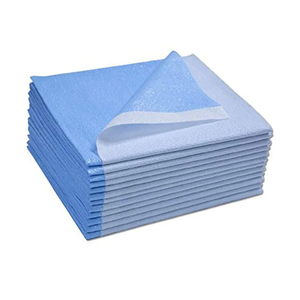 Avalon Papers Single-Use Medical Equipment Drape, Blue, 40" x 72" (Pack of 50) - Stretcher Sheet or Treatment Table Cover - Fluid and Barrier Protection - Tissue/Poly - Medical Supplies (357)