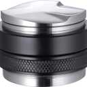 MATOW 53mm Coffee Distributor and Tamper, Dual Head Coffee Leveler Compatible with Breville 54mm Portafilter, Adjustable Depth- Professional Espresso Hand Tampers