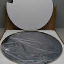 28" Round Gold Wall Mirror, Modern Style, Shatterproof Tempered Glass, Wall Mounted, Perfect for Bathroom, Bedroom, Living Room