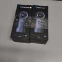 2 x Handheld Fan, Portable Turbo Fan, Mini Small Pocket Fan with 5 Speeds Perfect for Camping, and Outdoor Activities. Rechargeable 3000mAh Battery and Digital Display, Ideal Gift, Travel Essentials