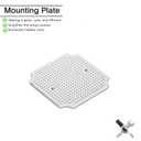 QILIPSU Outdoor Junction Box IP67 Waterproof Project Box ABS Plastic Weatherproof Electrical Enclosure Gray Cover (4.9"x4.9"x3")