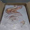 ZXHYWYM Abstract White & Gold Rose Wall Decor 2 Panels Elegant Blooming Rose Flowers Canvas Art Prints Paintings Modern Artwork Home Decor(White, (16.00" x 24.00" x 2PCS))