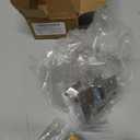 Motorcycle Helmet Security Lock Kit for 7/8" to 1 1/4" Diameter Tubings for Harley Chrome