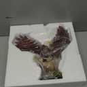 Bald Eagle Descending On Tree Branch Decorative Figurine As Patriotic Home and Office Decor Perching Eagles Wings of Glory American Emblem Freedom Statues and Figurines