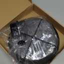 HRAYLTOP Deck Mounted Bird Feeder Bowl with 1.8 inch Thick Iron Clamp - Detachable Outdoor Decor for Garden Backyard Patio and Deck - Perfect for Attracting Birds