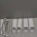 5pcs Self Pushing Soda Can Dispenser, Automatic Drink Organizer for Fridge, Adjustable Dividers Fit Most Cans, Easy One Hand Restock, ABS Material, Ideal for Vending Machines and (White)