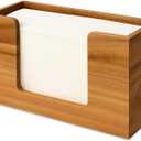 Acacia Wood Paper Towel Dispenser Countertop Wooden Paper Towel Holder for Bathroom Kitchen Napkin Holder Counter Multifold C-Fold Z-Fold Trifold Hand Towels Dispenser for Toilet Restroom