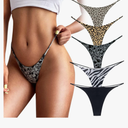 chahoo Sexy G String Thong for Women Low Rise Underwear Cotton Thongs Ladies T Back Bikini Panties Set Gift for Women 5 Pack XS/S