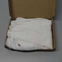 5-Piece Organic Cotton Laundry Bags with Zipper and Hanging Loop, 3 Sizes (S, M, L) Mesh Laundry Bag, Durable Cotton Mesh Laundry Bag for Delicate Underwear and Socks (White)