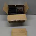 30 Pcs Deck Railing Bracket Connectors for 2"4 (Actually 1.5x3.5) Wood Post to Handrail Connection, Railing Connectors with 210 Pcs Galvanized Black Screws for Wooden Stair Fence Railings