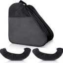 3 Pcs Roller Skate Bag and Ice Blade Cover Set Adjustable Shoulder Strap Fits Quad Inline Skates and Most Roller Skating Accessories