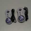 KIWITATA 2X Classic SNES USB Controller for PC Gamings, Retro SNES Wired USB Game Emulator Controller for Windows XP 7 8 11 Mac Raspberry Pi