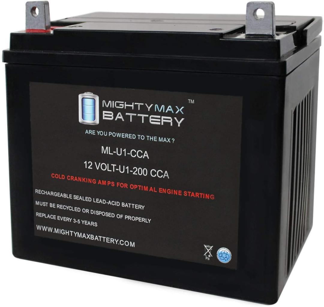 Mighty Max Battery ML-U1 12V 200CCA Battery for Craftsman 25780 Lawn Tractor and Mower