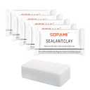 SOPAMI 10-Pack White Waterproof Sealant Putty - Quick Mending Mud & Duct Seal Clay for Wall Hole Repair, Drain Pipe Connection, Air Conditioning Vents & Cracks