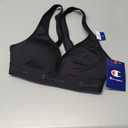 Champion Women's V-neck Racerback, Moisture-wicking, Moderate Support Sports Bra Small