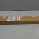LazBlinds No Drill Zebra Blinds for Windows 36.5" W x 72" H, White