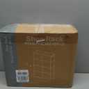 DUMOS 8-Tier Shoe Storage Cabinet with Door, Stackable, 32 Pairs, Black
