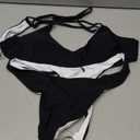 2 Piece Bikini Set Black (L)