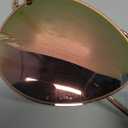 SUNGAIT Women's Lightweight Oversized Aviator Sunglasses - Mirrored Polarized Lens (2025 Rose Gold Frame/Pink Mirror Lens)