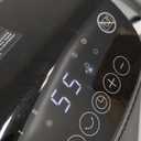 DR.PREPARE 1500W Small Space Heater for Indoor Use, Portable PTC Ceramic Electric Heater with Thermostat, Oscillation, Remote, 12H Timer, 3 Heat Modes + Fan + ECO Mode, Safe Heater for Office Bedroom (9.7''H/ 70 Auto Oscillation)