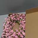 Canlierr 2 Pack 71 Inch Artificial Forsythia Branches Faux Flower Vine Garland Forsythia Flower Hanging Wreath Floral DIY Decoration for Front Door Home Indoor Spring Wedding Easter Decor (Pink)