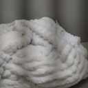 Bedsure GentleSoft Fleece Blanket Twin Size White - 300GSM Lightweight Plush Fuzzy Cozy Soft Warm Blanket for Bed, Sofa, Couch, Travel, Camping, 60x80 inches