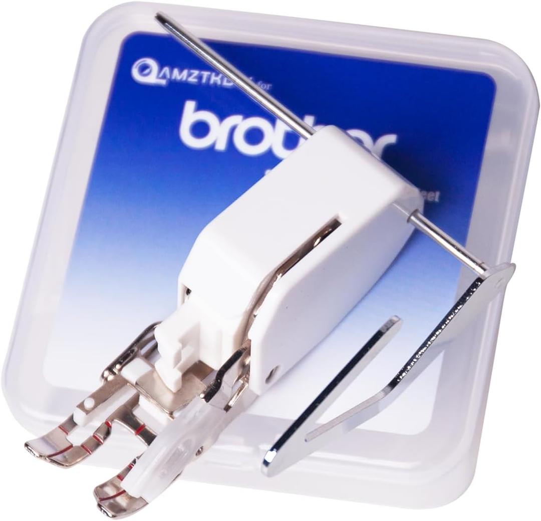 Walking Foot Presser Foot Precision Sewing Attachment W/Guide for Brother Sewing Machines Even Feeding Quilting and Sewing