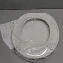 KOHLER 20111-0 Brevia, Slow Close Toilet Seat, Round Toilet Seat, Grip-Tight Bumpers Quick-Attach Hardware, White
