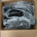 ELEMARA Foldable Wagon Stroller, Stroller Wagon for 2 Kids, Premium All Terrain Wagon for Kids with Removable Canopy, Adjustable Push/Pull Handle, Harnesses, Large Storage Bag, Gray