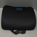 Everlasting Comfort Lumbar Support Pillow for Office Chair - Memory Foam Back Cushion for Car Seat - Promotes Better Posture, Back Pain Relief - Ideal Gaming and Desk Chairs Work and Home Essentials