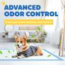 100-Pack X-Large Puppy Pads - 34'' x 28'' Pee Pads for Dogs Potty Training with Leak-Proof Quick-Dry Design, 6-Layer Wee Wee Pads for Dogs, Blue