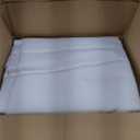 10-Pack White Tablecloths for Rectangle Tables, 70 x 108 Inches, Stain-Resistant Polyester Fabric for 6 Foot Tables - Washable Table Covers for Weddings, Banquets, Birthday Parties, Events