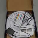 Neon Rope Lights, 20FT RGB LED Strip Lights, Waterproof IP67 LED Lights for Bedroom, DIY Design, Music Sync, 44 Key Remote Control, Multiple Modes for Bedroom, Holiday Decoration