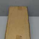 Square Privacy Gold Door Handles (No Key) for Bathroom and Interior Closet, Heavy-Duty Brushed Gold Reversible Door Lever, Satin Brass, 5 Pack