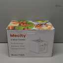 Mecity 2 Slice Touch Screen Toaster, 1.5" Wide Slot, Stainless Steel Smart Toaster for Bagels, Muffins, Waffles, Gluten-Free Breads, Defrost, Reheat, Timer, 120V 825W, Cream Color