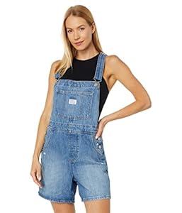 Levi's Women's Vintage Shortalls, (New) Medium Indigo Destructed, X-Small
