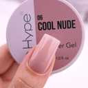 IN.HYPE UV/LED Camouflage Builder Gel for Nail Extension/Strengthening (Cool Nude #32)