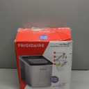 Frigidaire Compact Countertop Ice Maker, Makes 26 Lbs. of Bullet Shaped Ice Cubes Per Day, Silver Stainless