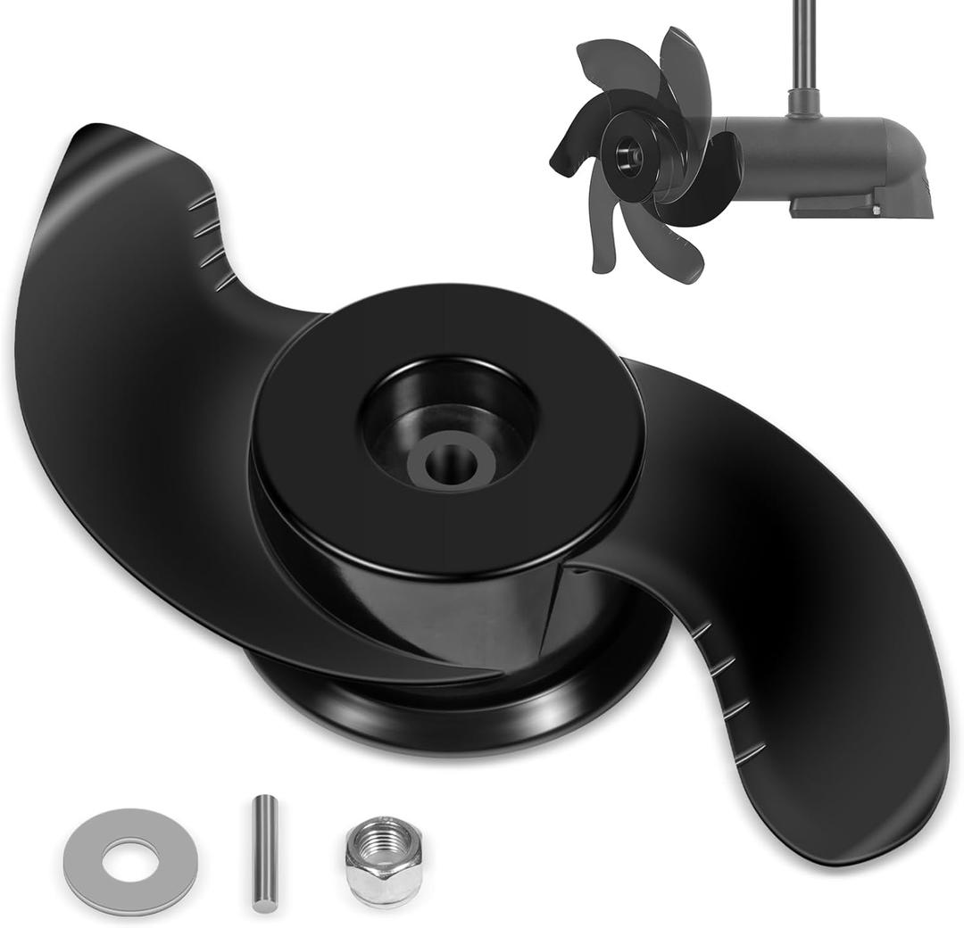 Bonbo MKP-38 Weedless Wedge 2 Propeller Fits for Minn Kota 4-1/2" Diameter 112LB Thrust Motors, 1865023 Trolling Motor Prop Fits for Ulterra, Fortrex, Terrova, Riptide, Ultrex