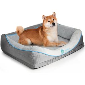 Orthopedic Dog Bed for Medium Dogs,Waterproof Medium Size Dog Sofa,Supportive Foam Pet Couch with Removable Cover,Non-Slip Bottom and Waterproof Lining,Machine Washable