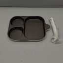 Egg Frying Pan 3-In-1 Pancake Omelette Pan Titanium Nonstick Grill Pan Breakfast Skillet with Ergonomic Handle Suitable for Gas Stove & Induction Cookware 3-Cup (One Size)